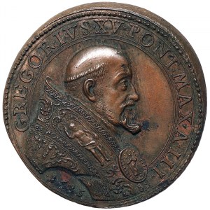 Rome, Gregorio XV (1621-1623), Medal Yr. III 1623, Rare