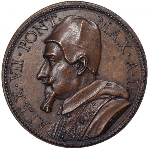 Rome, Alessandro VII (1655-1667), Medal Yr. IV 1659, Rare
