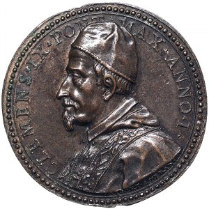Rome, Clemente IX (1667-1669), Medal Yr. I 1667, Very rare