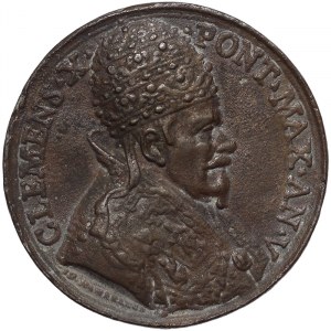 Rome, Clemente X (1670-1676), Medal Yr. V 1674, Rare