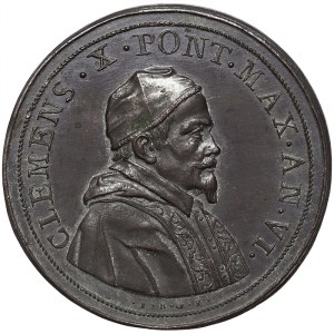Rome, Clemente X (1670-1676), Medal Yr. VI 1675, Rare