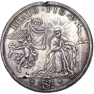 Rome, Clemente X (1670-1676), Piastra 1673, Very rare