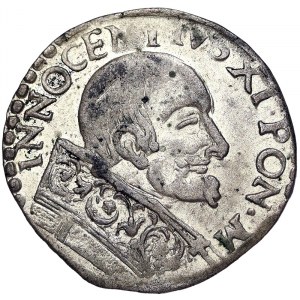 Bologna, Innocenzo XI (1676-1689), Doppio Bolognino n.d. Rare