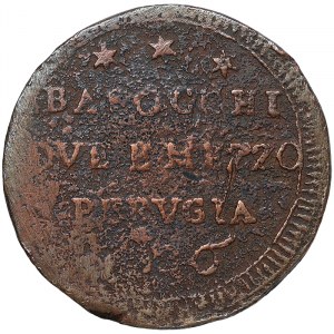 Perugia, Pio VI (1775-1799), Sampietrino da Due Baiocchi e Mezzo 1796
