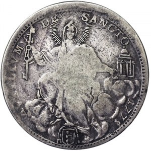 Rome, Pio VI (1775-1799), 1/2 Scudo 1775, Not common
