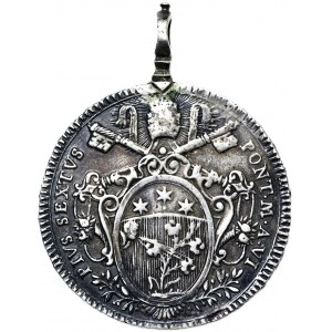 Rome, Pio VI (1775-1799), Scudo 1780