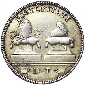 Venice, Pio VI (1775-1799), Osella 1782, Very rare