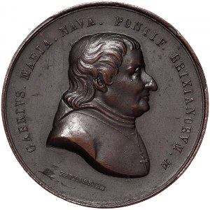 Brescia, Bishop Gabrio Maria Nava (1807-1831), Medal 1831, Rare