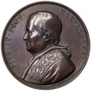 Rome, Pio IX (1871-1878), Medal Yr. XXXI 1878, Rare