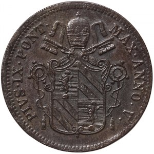 Rome, Pio IX (1849-1866), 1 Baiocco 1851