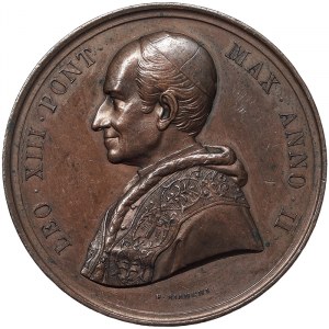 Rome, Leone XIII (1878-1903), Medal Yr. II 1879, Rare