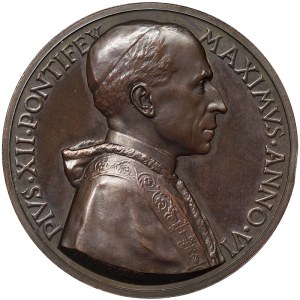 Vatican City (1929-date), Pio XII (1939-1958), Medal Yr. VI 1944