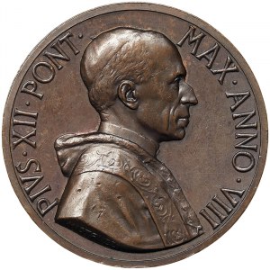 Vatican City (1929-date), Pio XII (1939-1958), Medal Yr. VIII 1946
