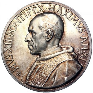 Vatican City (1929-date), Pio XII (1939-1958), Medal Yr. XI 1949