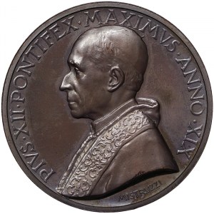 Vatican City (1929-date), Pio XII (1939-1958), Medal Yr. XIX 1957