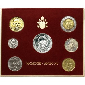 Vatican City, Giovanni Paolo II (1978-2005), Set 1993