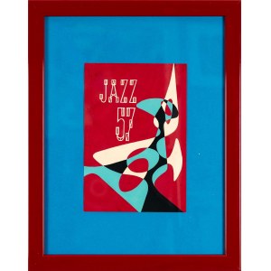 Jerzy SKARŻYŃSKI (1924 Krakov - 2004 Krakov), návrh plagátu Jazz 57