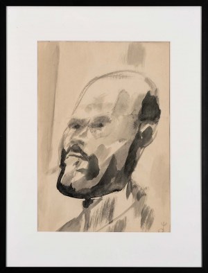 Witold DAMASIEWICZ (1919 Wadowice - 1996 Kraków), Autoportret