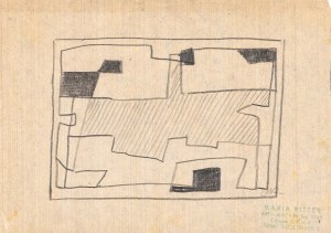 Maria RITTER (1899 Nowy Sącz - 1976 Nowy Sącz), Composition abstraite