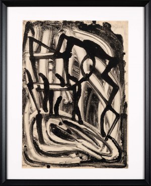 Jadwiga UMIŃSKA (1900 Warsaw - 1983), Abstract composition