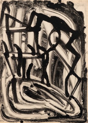 Jadwiga UMIŃSKA (1900 Varsovie - 1983), Composition abstraite