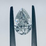 DIAMOND 1.01 CARATS COLOR H - CLARITY SI2 - PEAR CUT - GEMMOLOGICAL CERTIFICATE MAROZ DIAMONDS LTD ISRAEL DIAMOND EXCHANGE MEMBER - LASER ENGRAVED NUMBER IN THE CROWN - C40303-7-LC