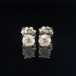 WHITE GOLD 1.32 GR DIAMOND EARRINGS - ER40108