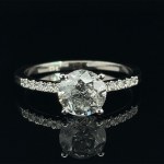 2.47 GR GOLD RING WITH DIAMOND AND BRILLIANT - RNG21203
