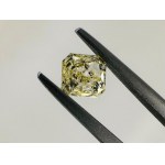FANCY COLOR DIAMOND 0.37 CARATS YELLOW COLOR - SI2 CLARITY - RADIANT CUT - GEMMOLOGICAL CERTIFICATE MAROZ DIAMONDS LTD ISRAEL DIAMOND EXCHANGE MEMBER - BB40301-15