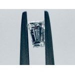 DIAMANT 0,2 CT F - VS1 - TRAP CUT - CERTIFICAT GEMMOLOGIQUE MAROZ DIAMONDS LTD MEMBRE ISRAEL DIAMOND EXCHANGE INCENSIVE AT THE LASER - XX001