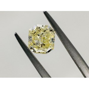 DIAMANT DE COULEUR FANTAISIE 1,2 CARATS COULEUR JAUNE FONCÉ - PURETÉ I1 - TAILLE RADIEUSE - CERTIFICAT GEMMOLOGIQUE MAROZ DIAMONDS LTD ISRAEL DIAMOND EXCHANGE MEMBER - BB40305-4