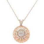 4.11 GR ROSE GOLD CREWING WITH DIAMONDS - PND20405