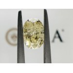 FANCY COLOR DIAMOND 1.01 CARATS YELLOW OVAL CUT - GIA CERTIFIED - BB40305-3