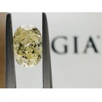 FANCY COLOR DIAMOND 1.01 CARATS YELLOW OVAL CUT - GIA CERTIFIED - BB40305-3