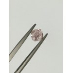 DIAMANT 0,89 CT NATURAL FANCY CLEAR ORAGY PINK - GIA - F30202