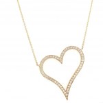 6.60 GR GOLD CREW WITH DIAMOND HEART - RS11204