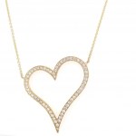 6.60 GR GOLD CREW WITH DIAMOND HEART - RS11204