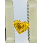 DIAMOND 0.46 CT FANCY VIVID YELLOW ORANGE - SI2 - GIA - 928-1