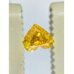 DIAMOND 0.46 CT FANCY VIVID YELLOW ORANGE - SI2 - GIA - 928-1