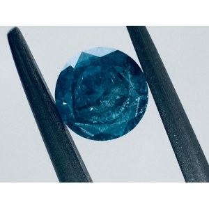 DIAMANTEN VERBESSERT 0,7 CT FANCY VIVID BLUE - I3 - C31004-19