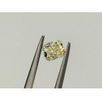 DIAMOND 0.68 CT FANCY LIGHT YELLOW - SI1 - ENGRAVED WITH LASER - UD30113-1