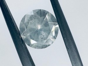 DIAMENT 1.51 CT NATURALNY FANTAZYJNY ŻÓŁTO-SZARY - CZYSTOŚĆ I2 - C31107-10