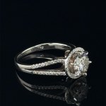 WHITE GOLD RING WITH DIAMONDS FOR 1.25 CT - RNG30409