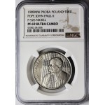 Vzorek niklu 10000 zlato 1989, Jan Pavel II, mřížka