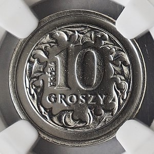 Nickel sample, 10 pennies 1990