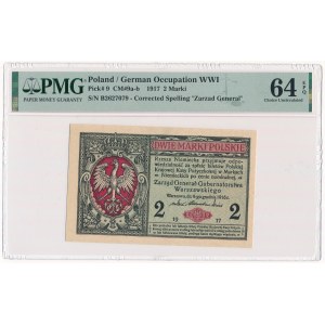 2 marks 1916, General, B series