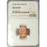5 pennies 1939, beautiful