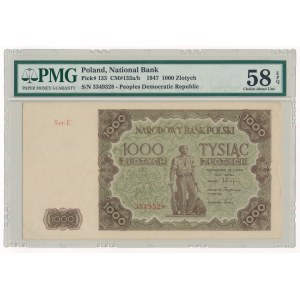 1000 zlotých 1947, série E