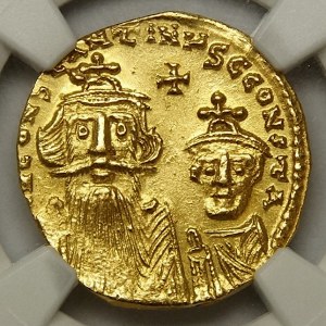 Byzanz, Konstantinopel, Solidus um 654-668