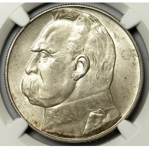 10 gold 1939, Pilsudski